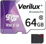 Verilux Pro 64 GB MicroSD Card Class 10 90 MB/s Memory Card