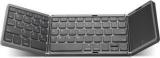 Voocme Foldable Keyboard With Touchpad Wireless, Bluetooth Multi Device Keyboard Wireless Multi Device Keyboard