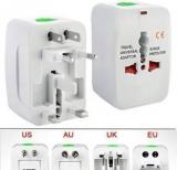 Wds Europe/UK/US/China/India All In One Universal International Travel Adapter Plug Surge Protector Worldwide Adaptor