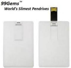 99 Gems Credit Card Shape, Slimest 8 GB Pen Drive