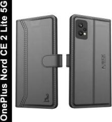 Aibex Flip Cover for OnePlus Nord CE 2 Lite 5G|Vegan PU Leather |Foldable Stand & Pocket (Cases with Holder, Pack of: 1)