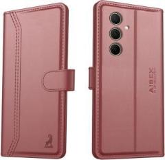 Aibex Flip Cover for Samsung Galaxy M35 5G|Vegan PU Leather |Foldable Stand & Pocket (Cases with Holder, Pack of: 1)