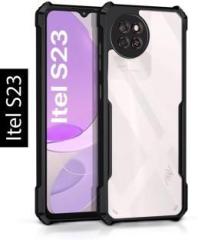 Aizlo Back Cover for Itel S23 (Camera Bump Protector, Pack of: 1)