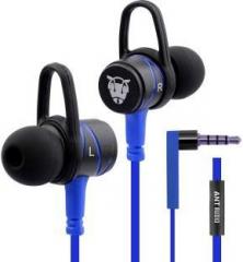 Ant Audio Ant Audio W 56 Blue Wired Headset with Mic (In the Ear)