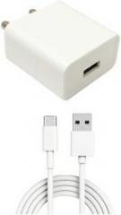 Blackbeats Made In India 2.1A White Fast Charge for Mo_to M with C Type Cable Mobile Charger (Cable Included)