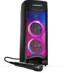 Blaupunkt PS75 Wireless BT Party Speaker, Dynamic RGB Lights, Karaoke with Mic, 75 W Bluetooth PA Speaker (Stereo Channel)