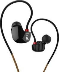 Boat Nirvanaa Uno Black Wired Headset with Mic (In the Ear)