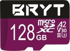 Bryt High Capacity Micro SD Card 128 GB MicroSDXC Class 10 130 MB/s Memory Card