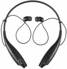 Buddymate HBS 730 Bluetooth Retractable Wireless Neckband Headset Bluetooth Headset with Mic (In the Ear)