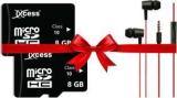 Xccess 8GB+8GB+Z60 Earphone 8 GB MicroSD Card Class 10 MB/s Memory Card