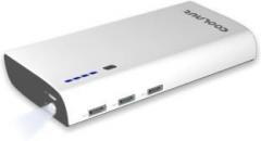 Coolnut 12500 mAh Power Bank (Tri USB Port Portable, Power bank, Lithium ion)