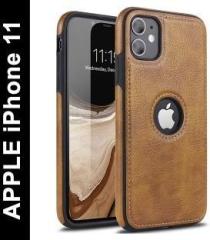 Coverskart Luxury Leather Back Cover for Apple iPhone 11, Shock Proof Anti Skid Case (Camera Bump Protector, Pack of: 1)