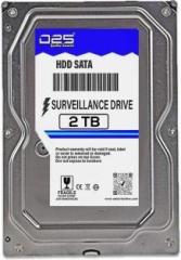 D25 Video 2TB Surveillance Hard Disk for All CCTV Camera DVR 2 TB Surveillance Systems Internal Hard Disk Drive (HDD, 2TB Hard Disk for CCTV DVR | 2TB Internal Hard Disk | 2 Years Warranty, Interface: SATA, Form Factor: 3.5 inch)