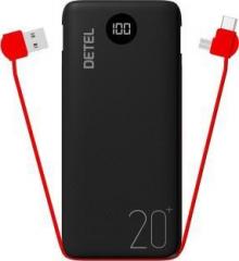 Detel Di 20K Pro Di 20K Pro 20000 mAh Power Bank (Lithium Polymer)