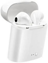 Dilurban TWS Blutooth Headset White Bluetooth Headset with Mic Bluetooth Headset with Mic (In the Ear)