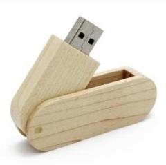 Eo Wooden Swivel 16 GB Pen Drive