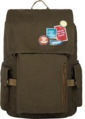 F Gear Milestone Olive Canvas 20 L Laptop Backpack