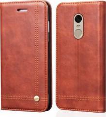 Febelo Flip Cover for Mi Redmi Note 5 (Cases with Holder, Artificial Leather)