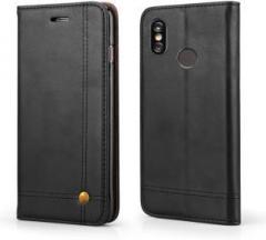 Febelo Flip Cover for Mi Redmi Note 5 Pro (Cases with Holder, Artificial Leather)