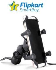 Flipkart Smartbuy 2Amp fast charger with Bike Mobile Holder