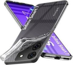 Flipkart Smartbuy Back Cover for Infinix SMART 7 (Transparent, Grip Case, Silicon, Pack of: 1)