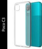 Flipkart Smartbuy Back Cover for Poco C3, Poco C4 (Transparent, Silicon)