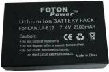 Foton Power 2100 mAh LP E12Rechargeable Lithuim ion battery for canon digital Battery