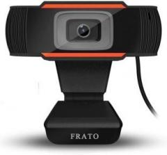 Frato HD 1080 x 720P Webcam For Computers, PC, Laptop Streaming, Video Chatting Webcam