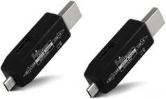 Freya PACK OF 2 Micro Usb OTG TF / SD Flash Memory With Male And Female Card Reader