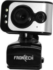 Frontech FT 2253 USB Webcam 640x480 VGA with Built in Mic|Manual Focus|LED Lights| CMOS Webcam