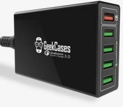 Geekcases 5 USB Desktop Quick Charge 3.0 Fast Mobile Charger