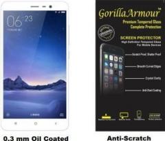 Gorilla Armour Tempered Glass Guard for MI REDMI NOTE 4, XIAOMI REDMI NOTE 4