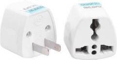 Hi plasst 2 Prong Universal Electrical AC Wall Plug Adapter Type A Worldwide Adaptor