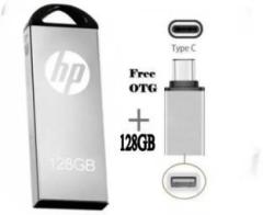 Hp 128GB with Type C OTG Connecter 128 GB Pen Drive