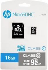 Hp 16 GB MicroSDHC Class 10 95 MB/s Memory Card (With Adapter)