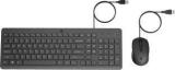 Hp 240J7AA 150 Wired Keyboard and Optical Mouse Combo with 1600 DPI Wired USB Desktop Keyboard