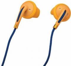 Iball ColorFlow52 Wired Headset with Mic (Royal Mustard, In the Ear)