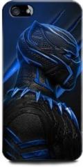 Indicraft Back Cover for Apple iPhone 5 BLACK PANTHER, AVENGER, MARVEL, SUPERHERO, COMIC (Hard Case, Pack of: 1)