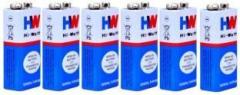 Inditrust Pack of 6 9 Volt HI WATT 9V Long Life Carbon Zinc Batteries PACK of 6 Battery