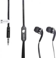 Intex HFK 101 Wired Headset with Mic (In the Ear)