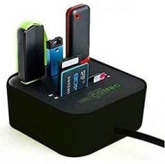 Jihaan 2.0 USB Ports and One Card Reader Card Reader