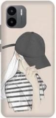 Jugga Back Cover for REDMI A2, 23028RN4DI, GIRL, CUTE, GIRL, LOVELY, GIRL, CAP, GIRL, LOVE, ANIME (Hard Case, Pack of: 1)