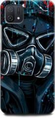 Keycent Back Cover for OPPO A16K, CPH2349, MAN, MASK, SMOKE, SPARKS, HOOD, RESPIRATOR, COLORFULL (Shock Proof, Pack of: 1)