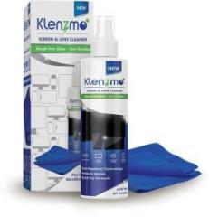 Klenzmo Screen and Lens cleaner with microfiber cloth 250ml for Computers, Mobiles, Laptops (Screen and Lens cleaner with microfiber cloth 250ml)