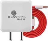 Kratos 65 W SuperVOOC 3 A Wall Charger For Mobile With Detachable Cable (Cable Included)