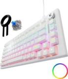 Kreo Hive RGB 75% Wired Mechanical Gaming Keyboard, Hot Swappable, Anti Ghosting Wired USB Gaming Keyboard