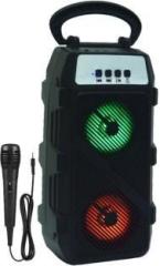 Ksd 5.0 Channel High Quality Trolley Karaoke Bluetooth Party Speaker with Mega Bass & Wired Mic 20 W Bluetooth Speaker