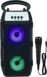 Ksd 5.0 Channel Top Selling Portable Wireless Bluetooth Party Speaker, RGB Glow Lights, Wired Mic 20 W Bluetooth Speaker