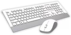 Lapcare Smart Wireless Membraned Keyboard and 1200 DPI Mouse Combo Auto Sleep Wireless Desktop Keyboard