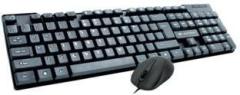 Lapcare USB Wired Keyboard Combo Set Wired USB Multi device Keyboard